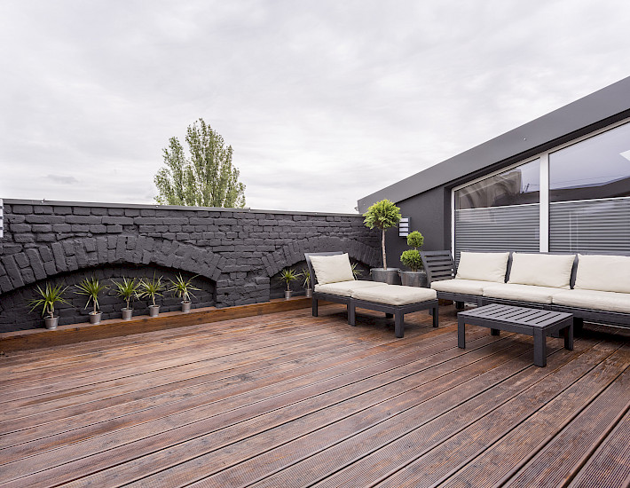 Zimmererarbeiten, Zimmerei Desen, Cloppenburg, Dachterrasse